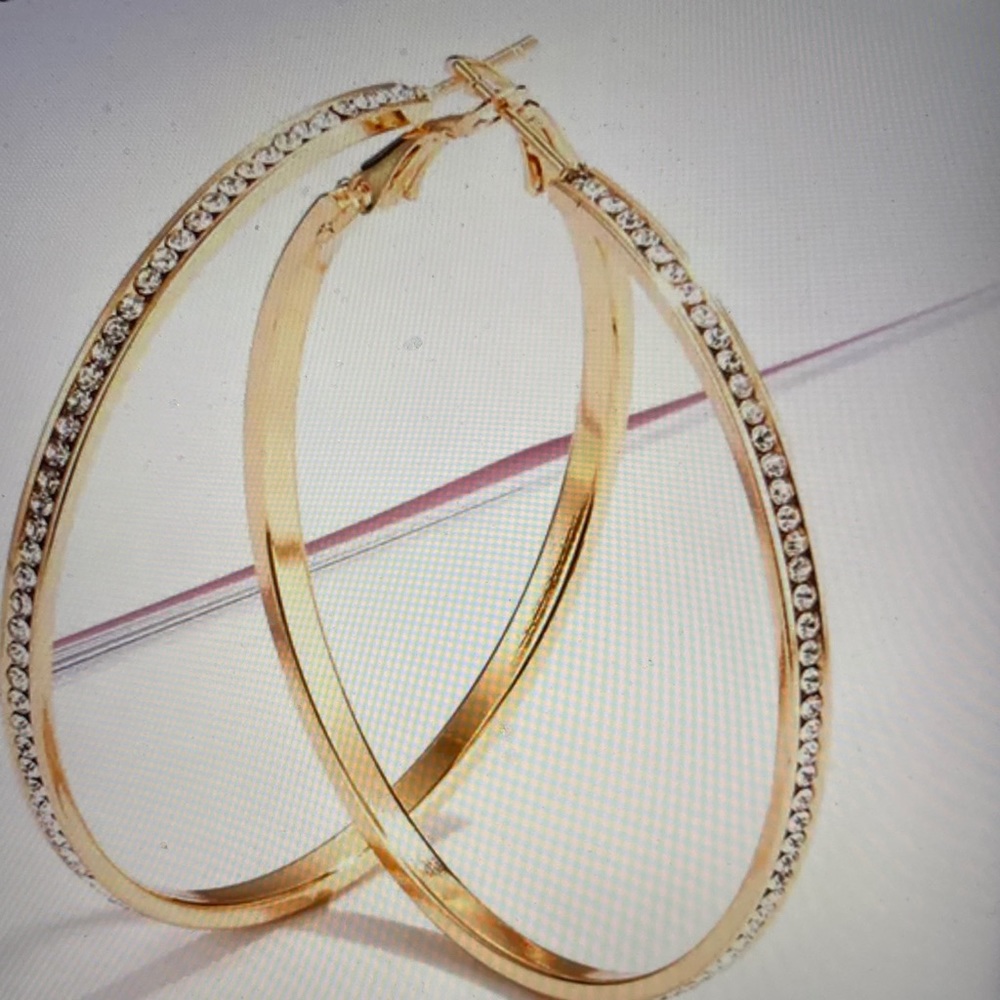 Sale!925 Sterling Silver Hoop Earings 55mm